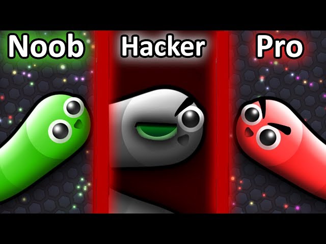 NOOB vs PRO vs HACKER in Slither.io