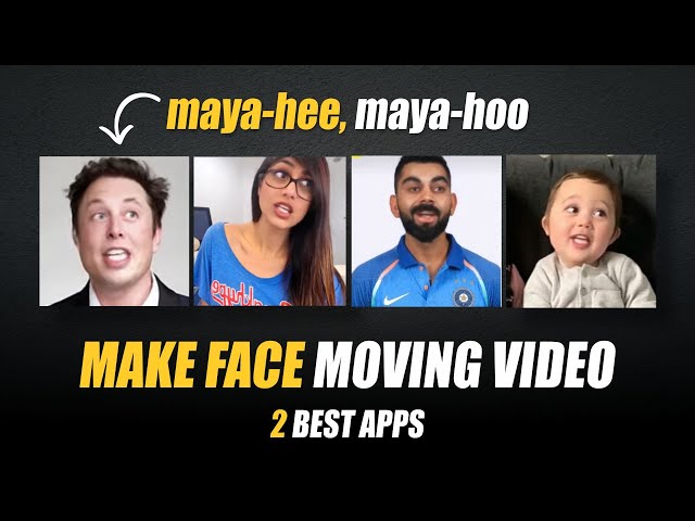 How To Animate Face in Photo | Face Moving App | how to make | How To Edit Maya Hee Maya Hoo