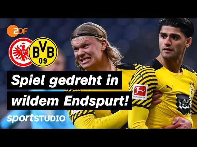 Eintracht Frankfurt – Borussia Dortmund Highlights | Bundesliga, 18. Spieltag 2021/22 | sportstudio