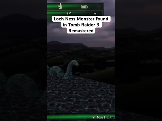 Secret Loch Ness Monster Easter Egg in Tomb Raider 3 Remastered