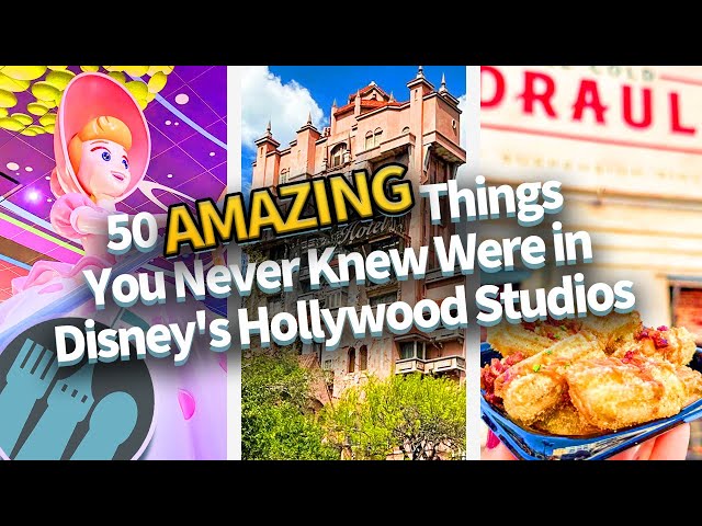50 AMAZING Things You Never Knew Were in Disney's Hollywood Studios