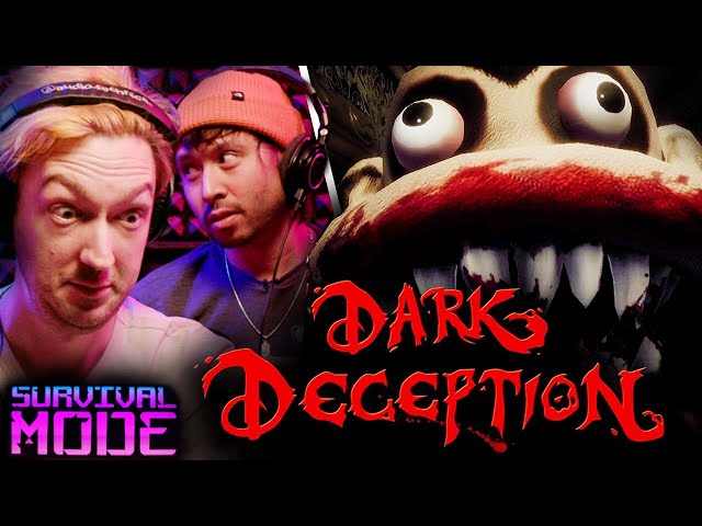 Ryan and Shane Face Killer Monkeys in Dark Deception • Survival Mode