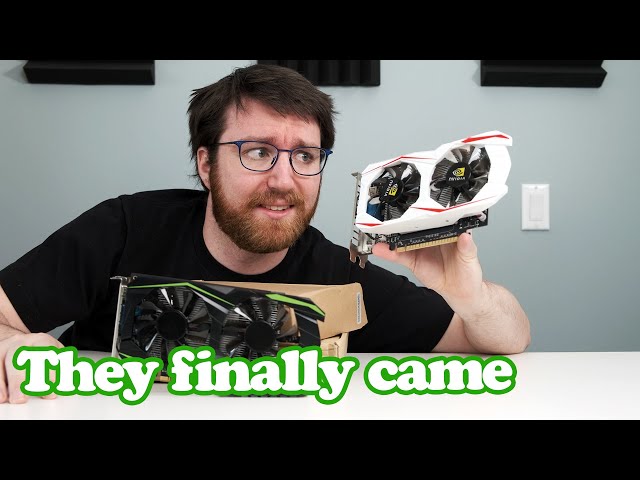 The rest of the Amazon Scam graphics cards finally came!