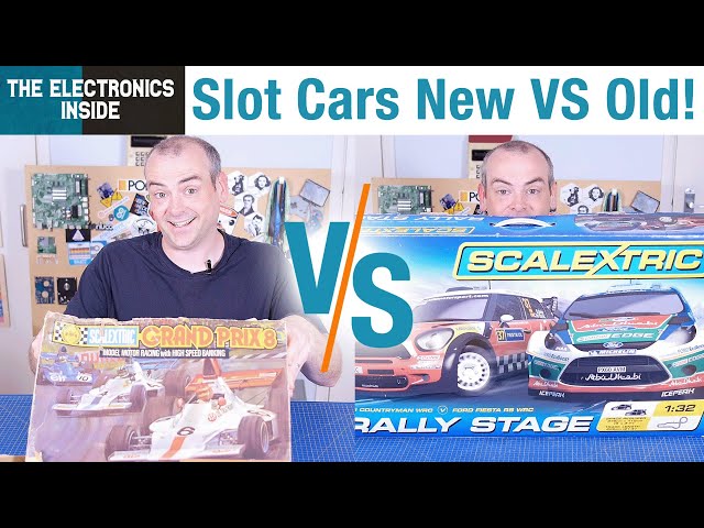 Tearing Down 3 Scalextric Car Kits from Analog to Digital - The Electronics Inside