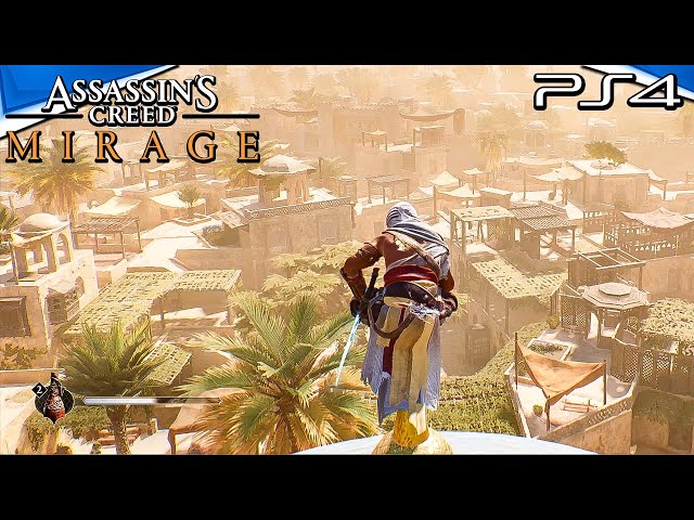 Assassin's Creed Mirage PS4 Free Roam Gameplay - Damascus Gate Prison