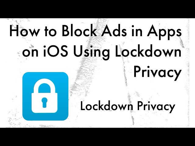 How to Block Ads in Apps on an iPhone or iOS Device – Using Lockdown Privacy #shorts