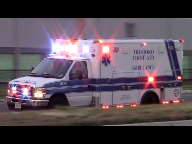 Tri Boro First Aid Squad Ambulance 404 Responding 8-6-23