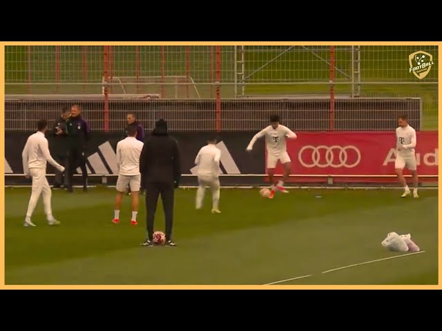 Bayern Munich - Intense Passing Drill With Two Balls - Three Variation