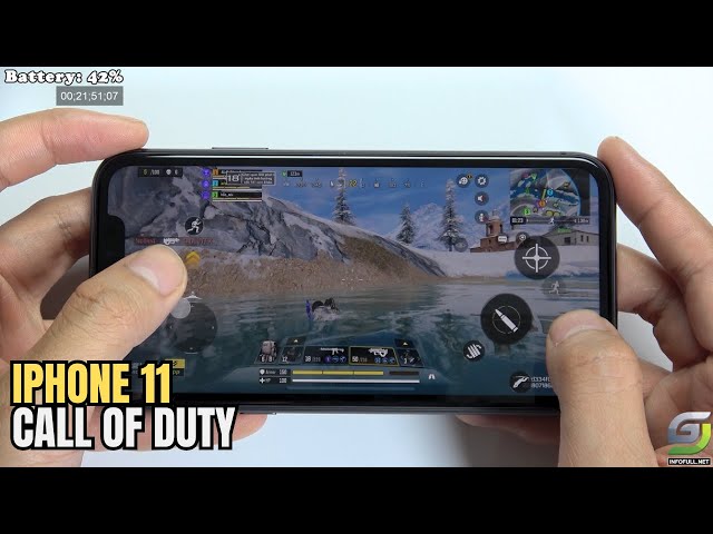 iPhone 11 test game Call of Duty Mobile CODM