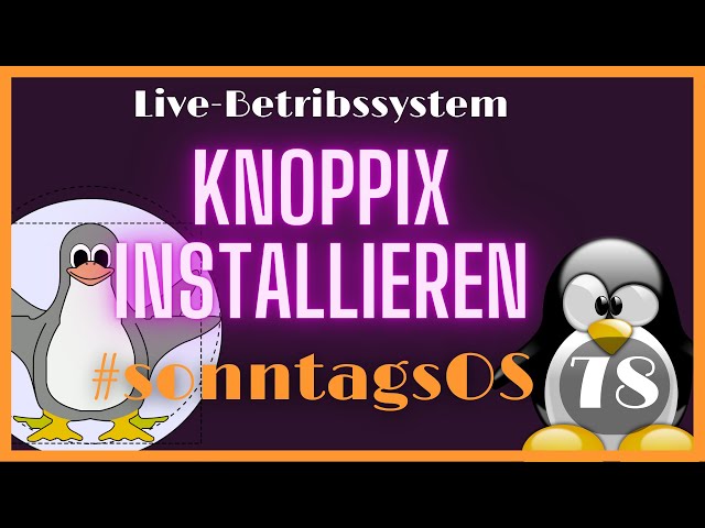 Auch zum Installieren geeignet - KNOPPIX 9.1 - #SonntagsOS - 78
