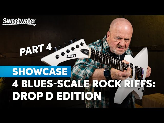 Essential Blues-scale Riffs, Part 4: Four Iconic Drop D Riffs
