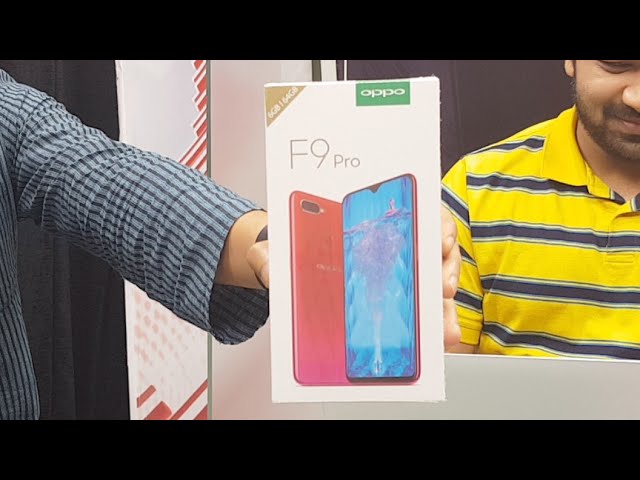 Oppo F9 Pro Live Unboxing!