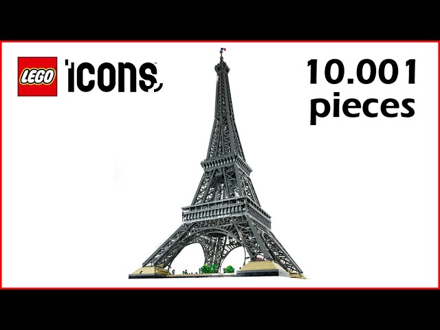 LEGO ICONS 10307 Eiffel Tower Speed Build - Over 10.000 Pieces - Tallest LEGO set Ever