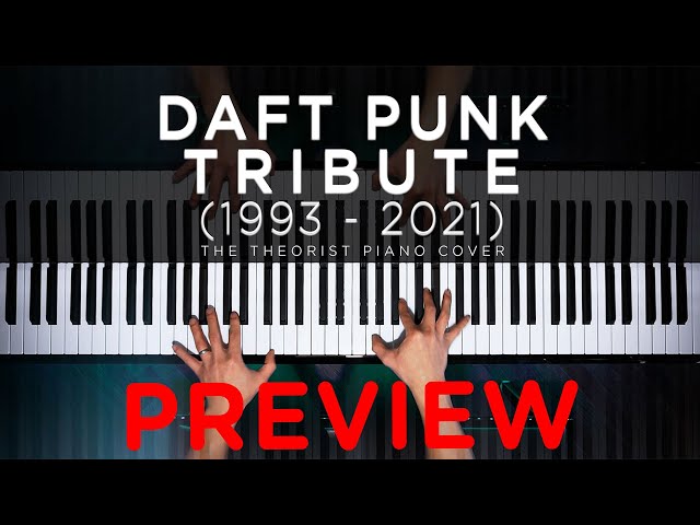 Daft Punk Piano Tribute (Preview) #Shorts