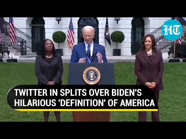 Joe Biden fumbles, describes America in single word as "ASUFUTIMAEHAEHFUTBW"; Video goes viral