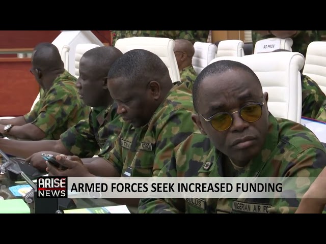ARMED FORCES SEEK INCREASED FUNDING