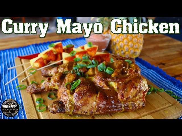 Special Curry Mayo Grilled Chicken Recipe  | Fresh & Spicy HOT Durban Pineapples | Pineapple Spice