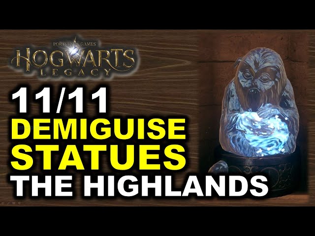 The Highlands: All 11 Demiguise Statues Locations | Hogwarts Legacy