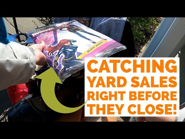 THIS IS WHY I LIKE HITTING YARD SALES LATE! | Garage Sale Hunting to Resell on Ebay & Poshmark!