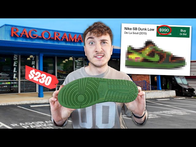Buying The 5 Most Overpriced Sneakers At The Thrift Store!