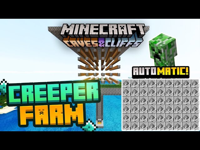 Infinite Gunpowder Farm 1.19 Minecraft Bedrock || Creeper Farm || (MCPE,PS4,Xbox,Win 10,Switch)