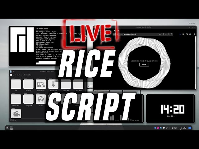 🔴 Live -  Time to Rice and Make the Best Looking Desktop