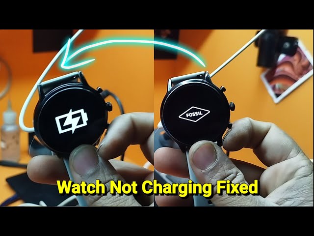 Fossil SmartWatch Not Charging Fixed By Cable Restoration