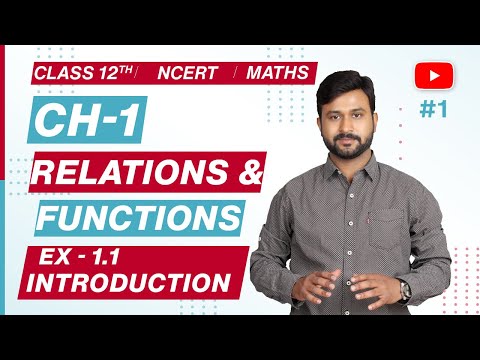Relations and Functions CBSE Class 12 Maths NCERT Chapter 1