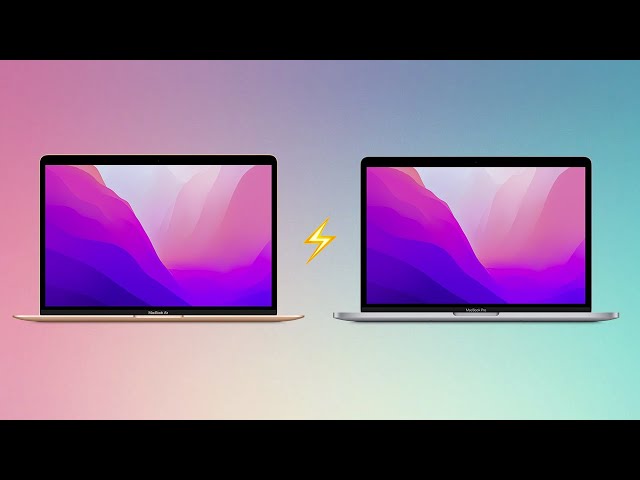Comparatif MacBook Air vs MacBook Pro
