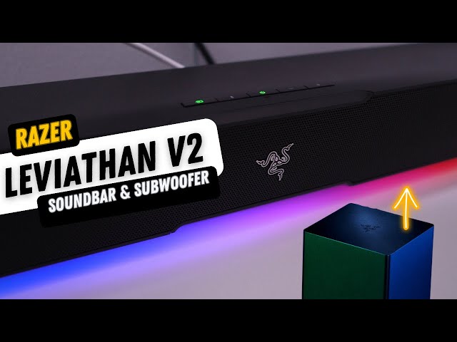 Razer Leviathan V2 Soundbar with Subwoofer Unboxing & Review