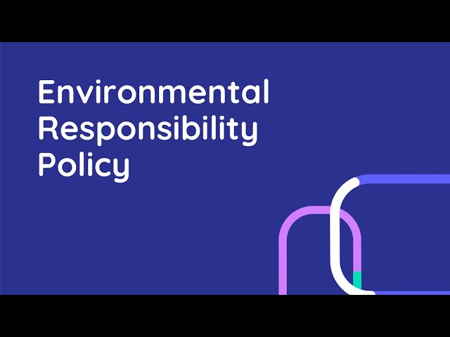 Environmental Responsibility Policy Video Template (Editable)