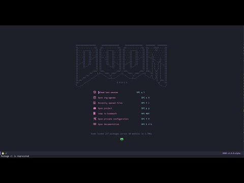 Trying Out Doom Emacs