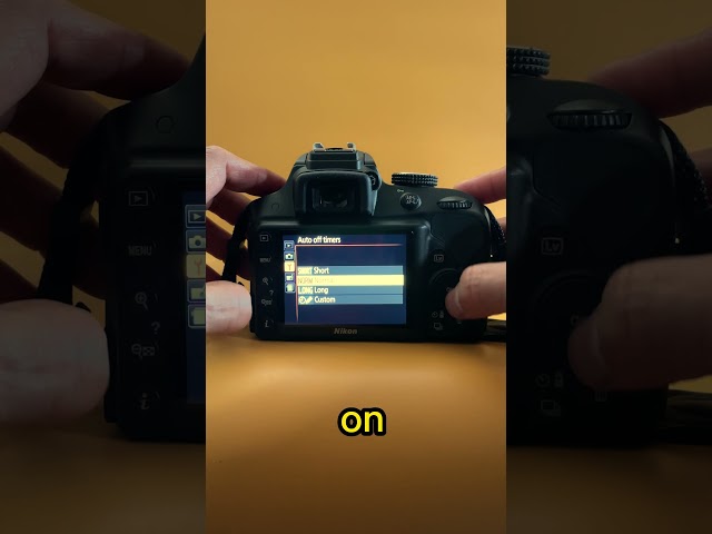 Increasing Your Nikon D3300 LiveView Timer to 30 Minutes