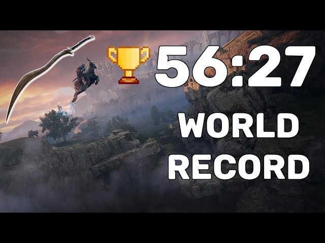 (World Record) Elden Ring Glitchless Speedrun [56:27 IGT]