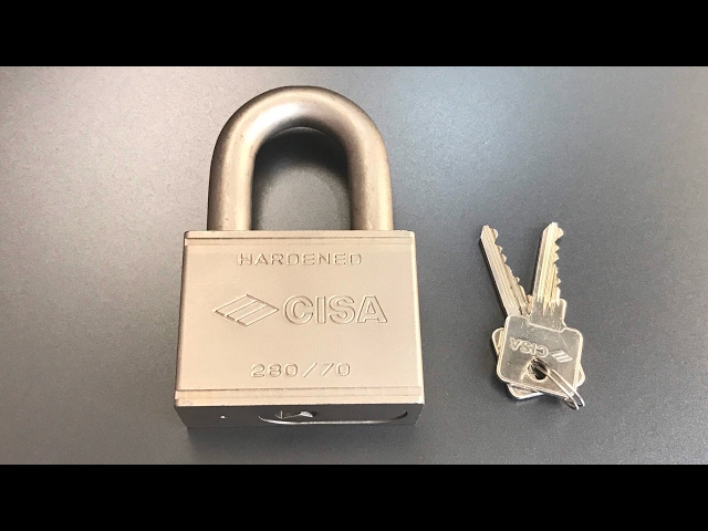 [474] Cisa 280/70 Padlock Picked and Gutted