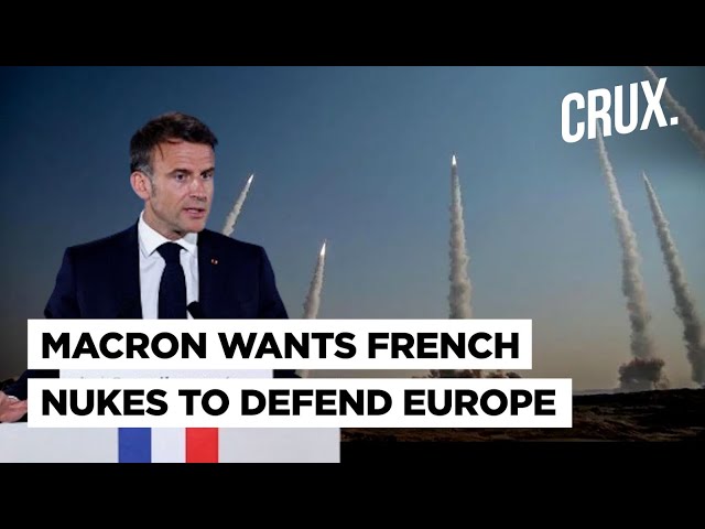 "Let's Put it All On The table" Macron Offers To Share French Nuclear Weapons For "European Defence"