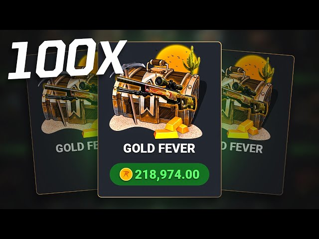 $220,000 100x Gold Fever Case Battle!