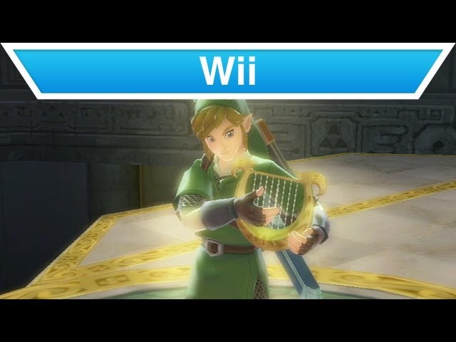 Wii - The Legend of Zelda: Skyward Sword Harp Trailer