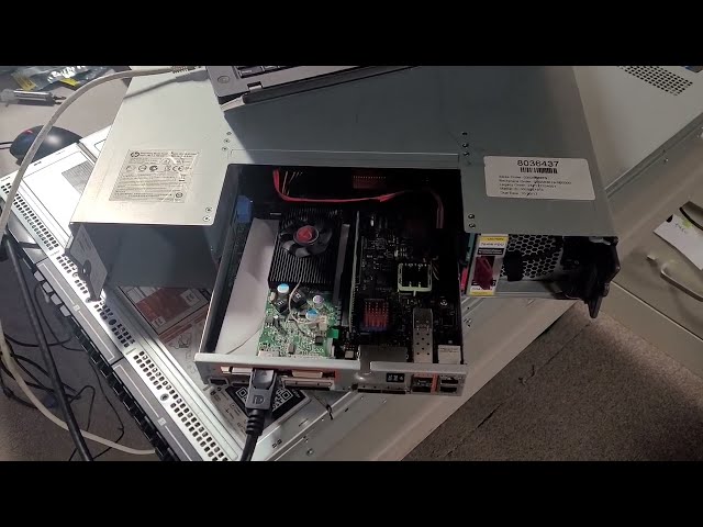 If you plug a video card into the HP 3PAR 7400 will it explode? (Nope...)
