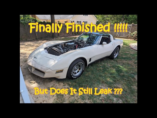 81 Corvette Leaky Timing Cover Part 2