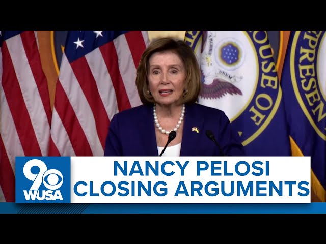 Nancy Pelosi to make 'closing arguments' for democrats ahead of midterms