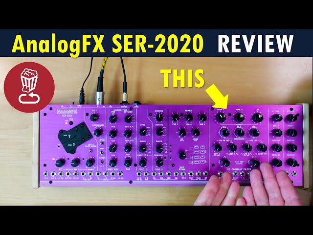 AnalogFX SER-2020 - The Formant Magic of Twin Peak Filters // Review & patch ideas