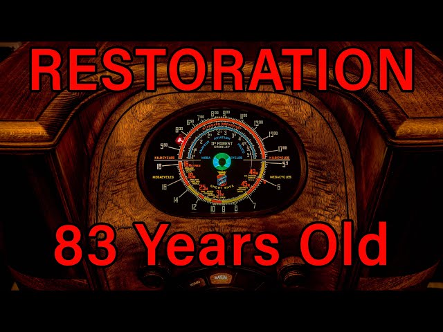 1938 Receiver Restoration! DeForest 7D832 Radio.