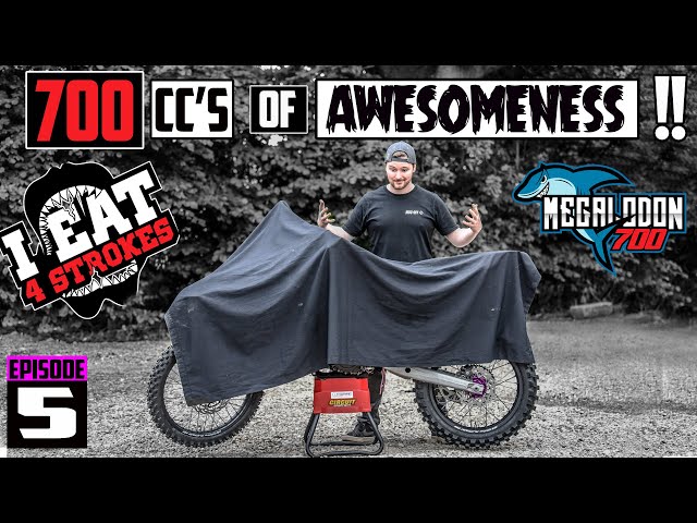 Unveiling 700cc's of Dirt Bike Awesomeness | The Megalodon is revealed - Project 700 EP5
