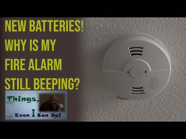 Carbon Monoxide Detector / Fire Alarm Won't Stop Beeping - How-to Replace