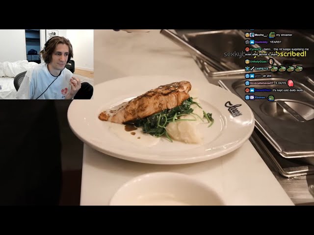 xQc Reacts to $8 Salmon Vs. $56 Salmon & $17 Fried Chicken Vs. $500 Fried Chicken | BuzzFeedVideo.
