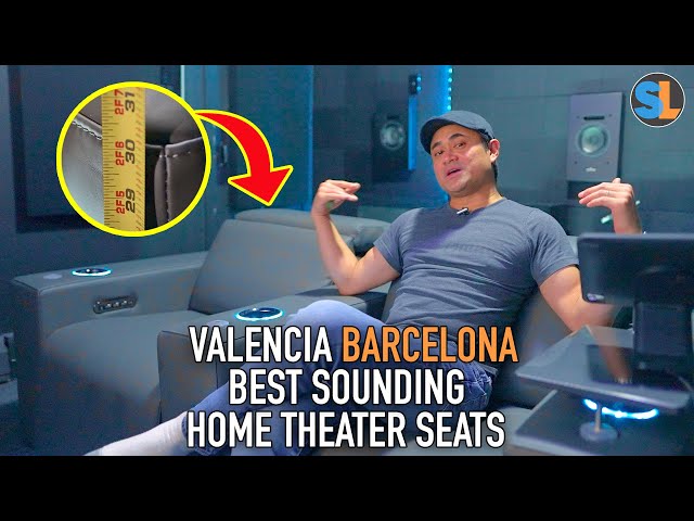 If You Care About Audio You Need These! Valencia Barcelona Home Theater Seating Review