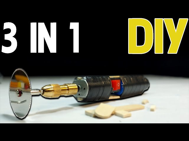 How to make a drill, cutter, grinder, from an engine | 3 ideas from the engine