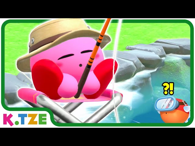 Kirby angelt dicke Fische 🐠😂 Kirby und das vergessene Land | Folge 36