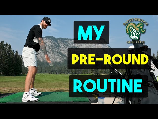How I Warm Up for a Round of Golf | Driving Range Routine